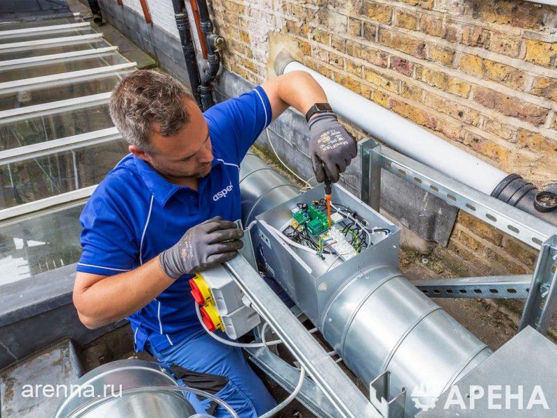 Обслуживание вентиляции