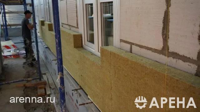 Утепления фасадов со своим материалом по Симферополю. Короед, Симферополь