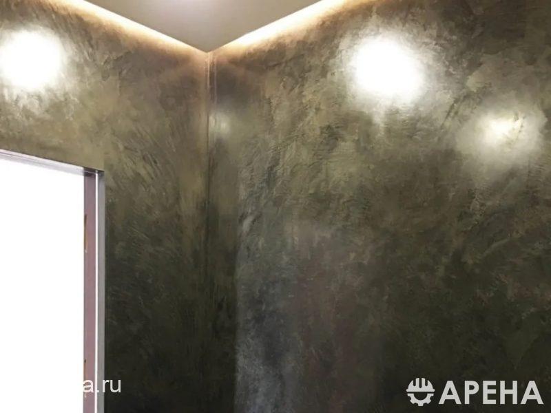 Нанесения декоративных материалов красок шёлк песок Траверти, Ялта