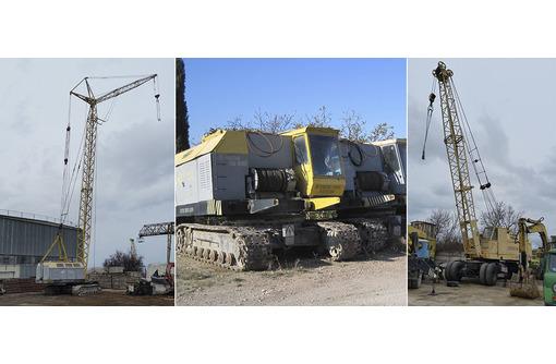 Аренда монтажных кранов МКГ на гусеничном ходу гп 25 - 40 тонн