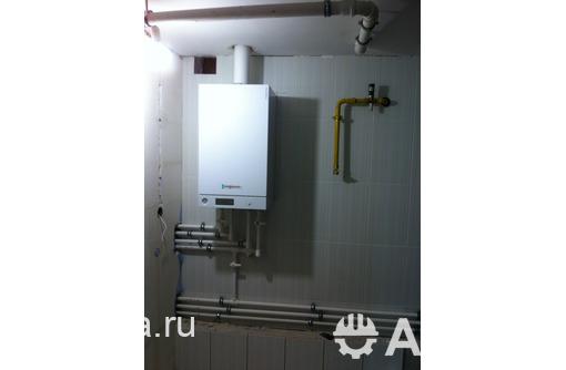 Установка отопительных котлов, монтаж системы отопления, водоснабжения, установка сантехприб в Ялте.