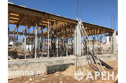 Монолитные работы (фундаменты, колонны, перекрытия, подпорные стены, бассейны, площадки)